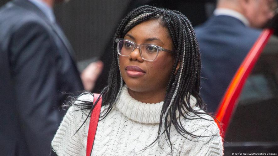 Minister for Women and Equalities Kemi Badenoch has been described as 'darling of the right' for her 'anti-woke' stance