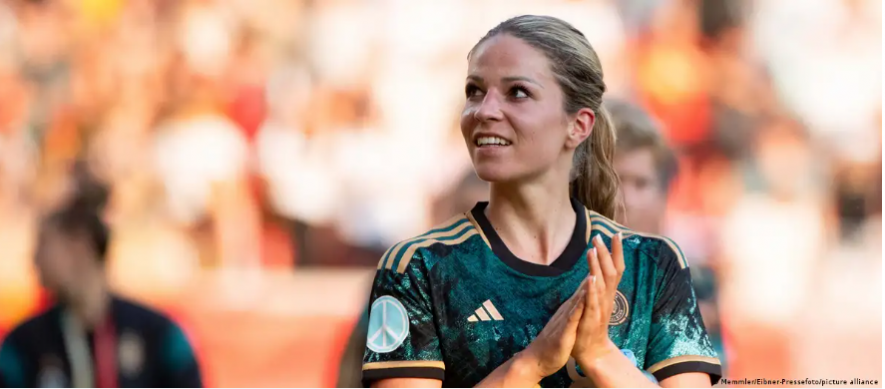 Melanie Leupolz is hoping to show that it's possible to combine professional football with motherhood at the World Cup