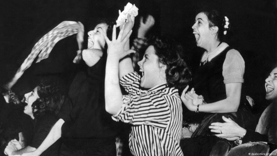 'No one invites pain': Excited young female music fans in the 1950s
