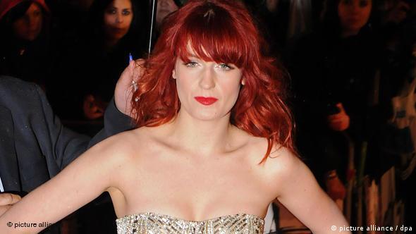 Florence Welch, singer of the band Florence and the Machine