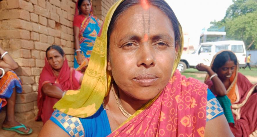 Mamta Rajak (50), an MGNREGA worker from Raghudi village (Photo - Rahul Singh, 101Reporters).