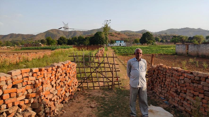 Ramanuj Gujjar outside his ancestral property. [Photo - Kashif Kakvi]