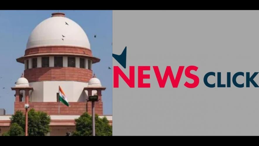 NewsClick's Editor-in-Chief and its HR Head moved the SC to challenge the Delhi HC's decision, which upheld the trial court's earlier order for their police custody.  