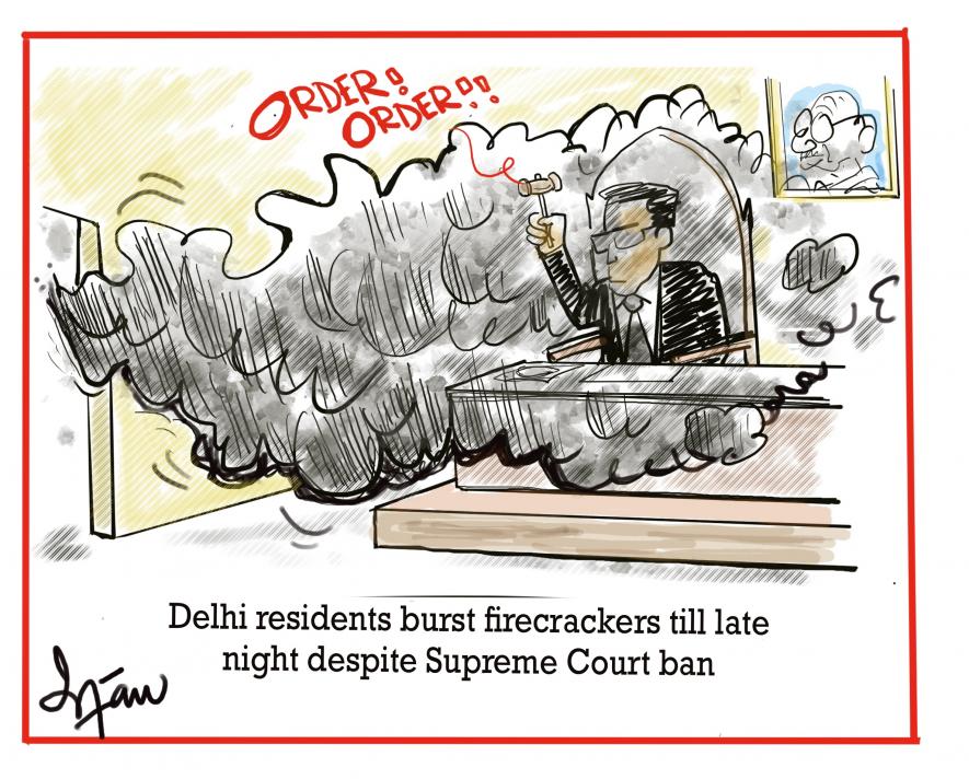 Cartoon Click: Delhi Air... SC Order Blown up with a Bang!