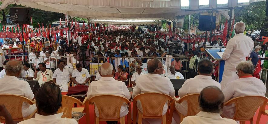 The gathering inside the tent remained intact throughout the two days.