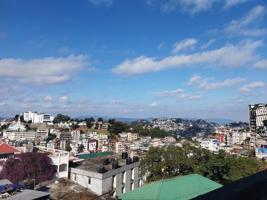 Aizwal  a scenic view.  
