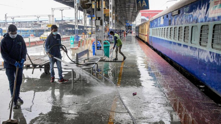 The workers' union has demanded the Southern Railways to regularise the workers since they were recruited as per the process for regular employees and has served for five years.