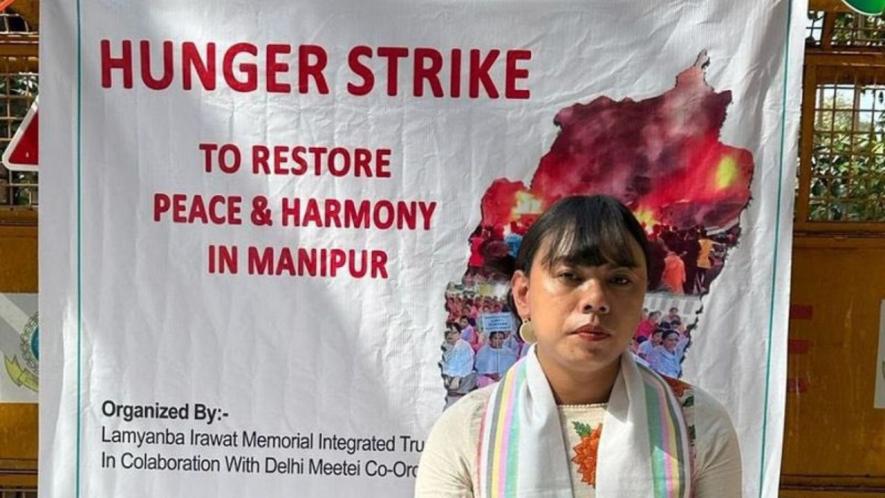 Thongam's demands include the urgent restoration of peace in Manipur; she demands the Prime Minister visit the state and assess the situation resulting from ongoing violence between two communities that started on May 3, 2023.