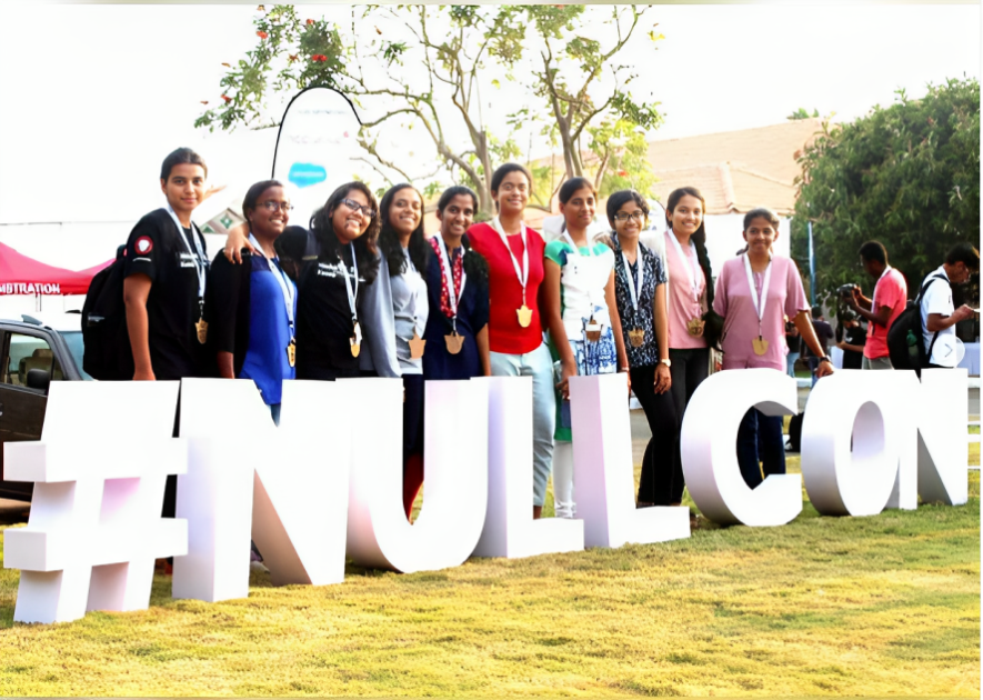 LED India’s first all girls cybersecurity team won 3rd prize at Winja CTF Nullcon 2018.