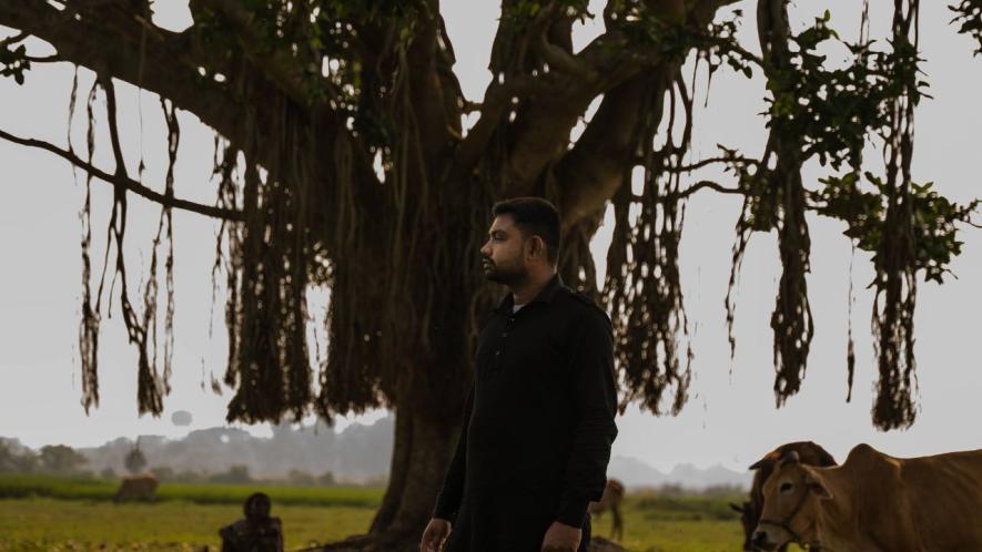 35-year-old Sekh Hasibuddin from Pandua block, Hooghly, survived a lightning strike in 2022. Since then, he has been struggling with multiple health problems (Photo - Subhrajit Sen, 101Reporters)