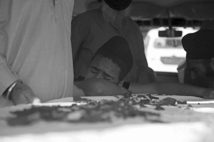 (Policeman Anoop Singhâs teenage son mourns his fatherâs killing by militants in South Kashmirâs Pulwama on May 21, 2020. According to official data, over 30 security forces personnel have been killed so far in 2020). Picture: Kamran Yousuf/NewsClick