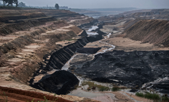 The PEKB coal mine in the Hasdeo Aranya forests. Adani is the MDO (mine developer and operator). Photo by Brian Cassey, www.briancasseyphotographer.com