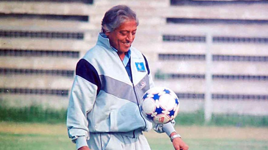 Indian football legend Chuni Goswami tribute