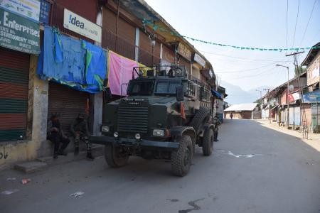 Curfew imposed in Tral Kamran.JPG