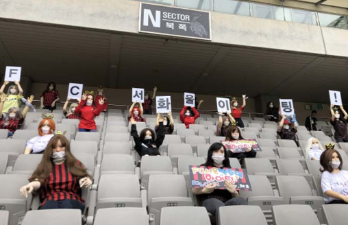 FC Seoul placed inflated sex dolls on the stands in place of spectators during a Korean league match