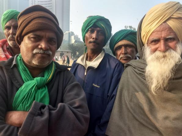 kisan long march parliament street