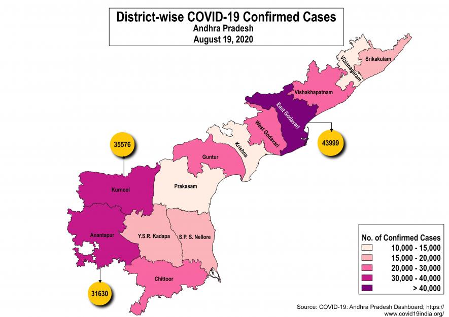 AP Confirmed cases map