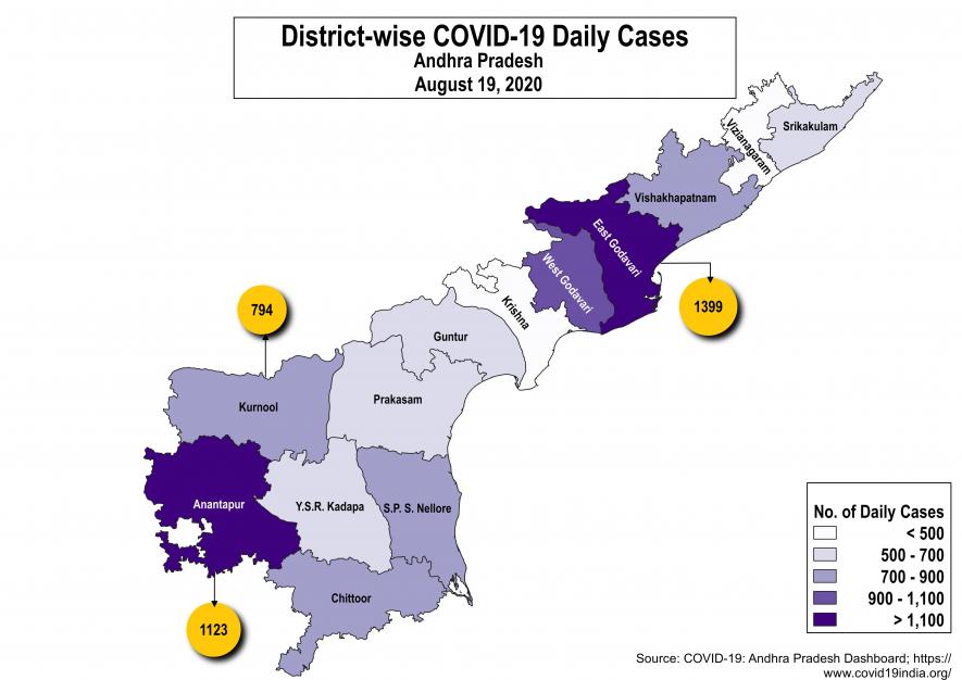 AP Daily Cases Map