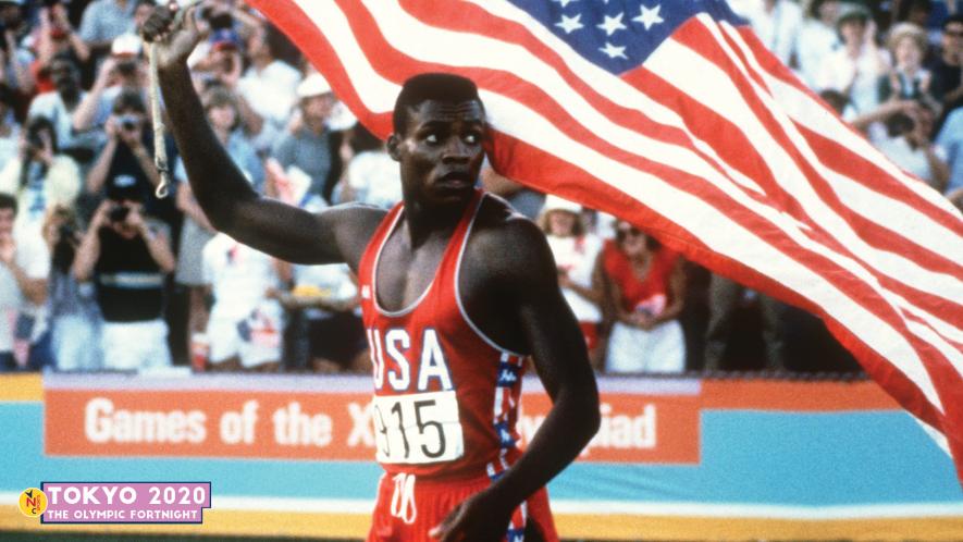 American sprint legend Carl Lewis