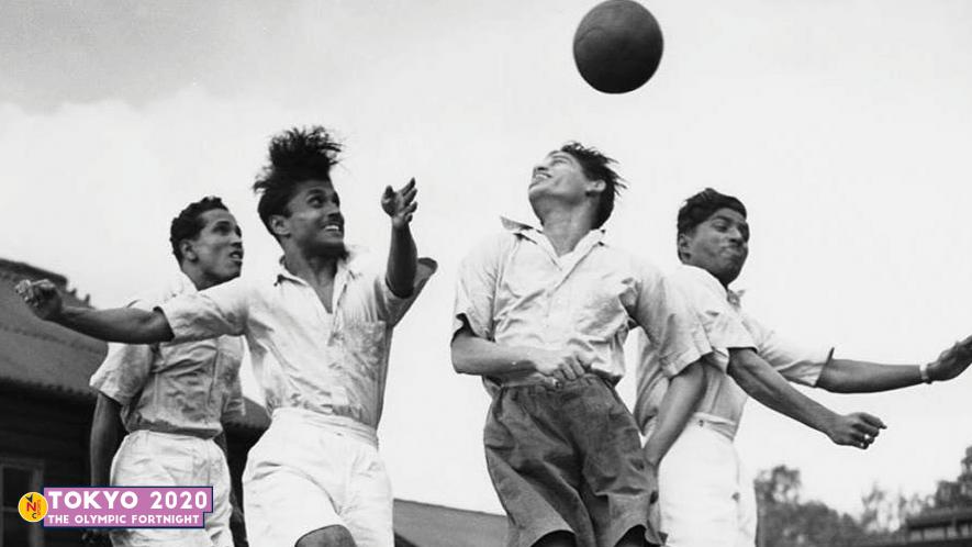 Indian football team players for London Olympics 1948