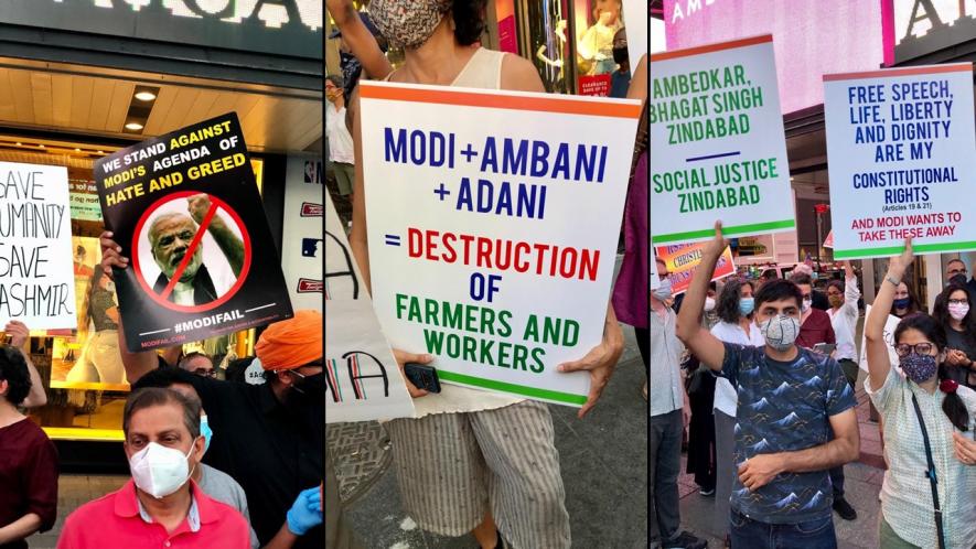 Protest at Times Square against Hate politics in India